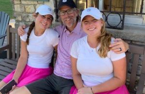 Pictured with daughters, stage 4 kidney cancer patient Kerry Gabel was running out of treatment options until UTSW investigators explored an out-of-the-box approach to increase the dose of an already tried-and-failed drug.